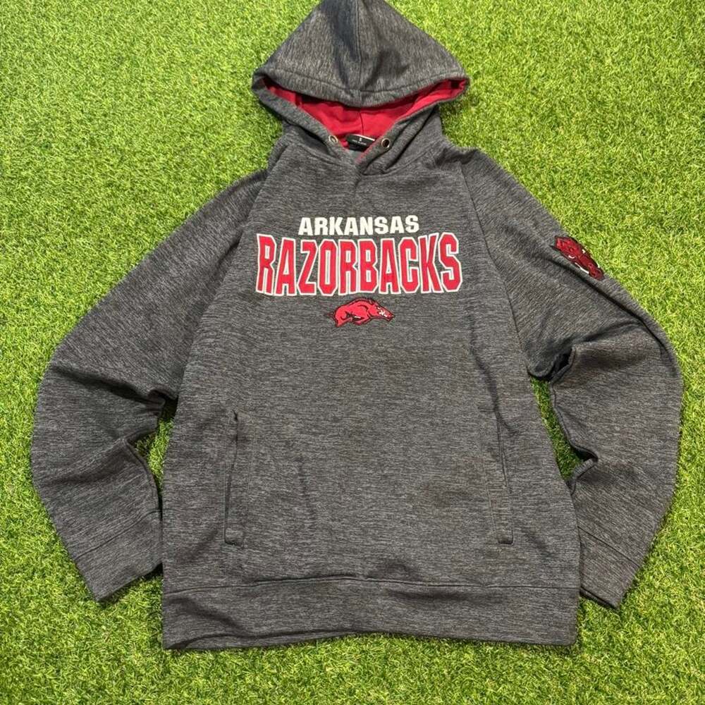 Colosseum arkansas razorbacks hoodie with